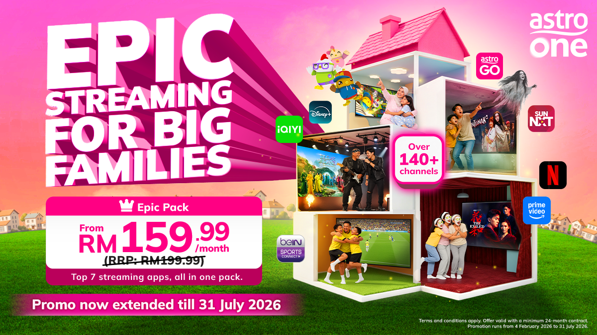 Epic Streaming for Big Families this Festive Season with Astro One