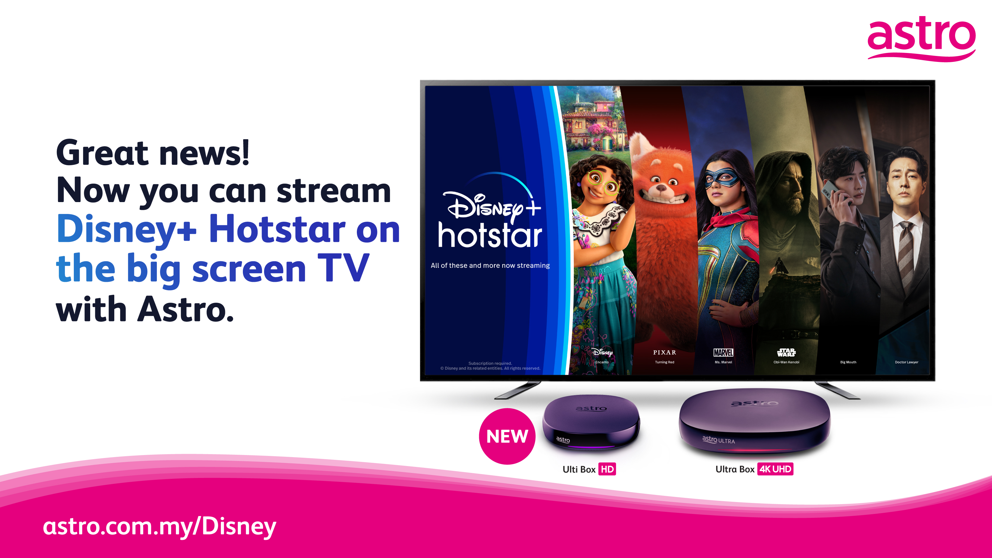 Astro Introduces the Disney+ Hotstar App on the Ulti Box