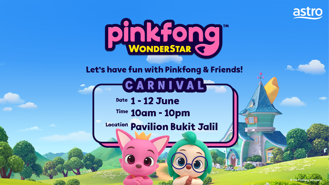 Explore the ‘Pinkfong Wonderstar Carnival 2022’ from 1 till 12 June
