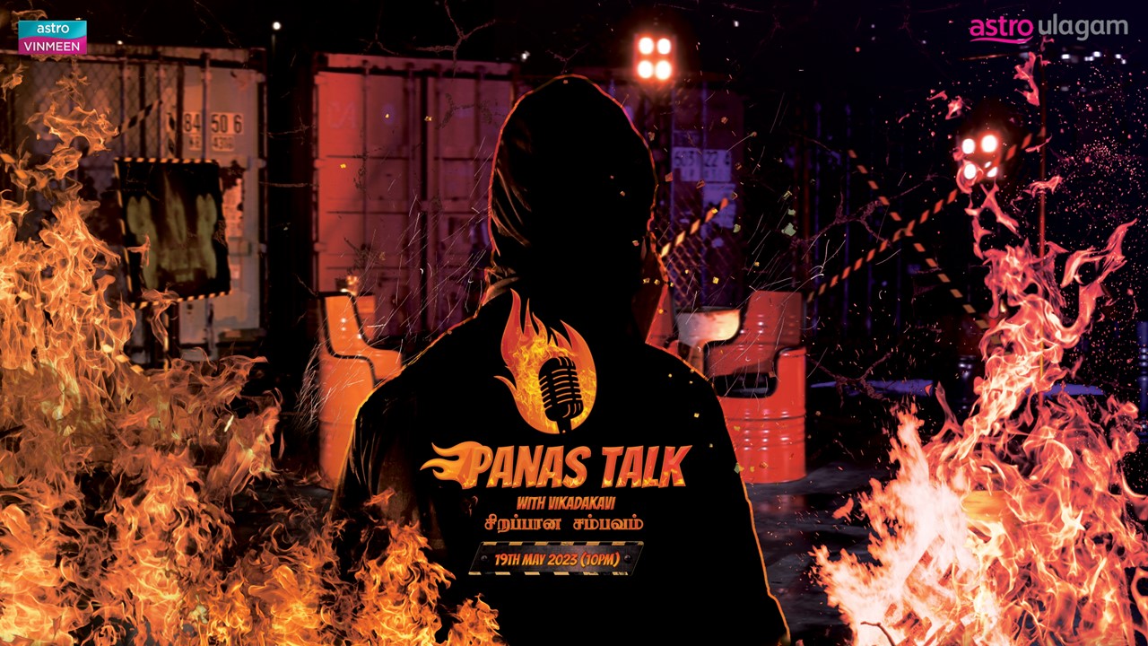 Local Tamil talk show 'Panas Talk with Vikadakavi' premieres 19 May on Astro Vinmeen (Ch 202)