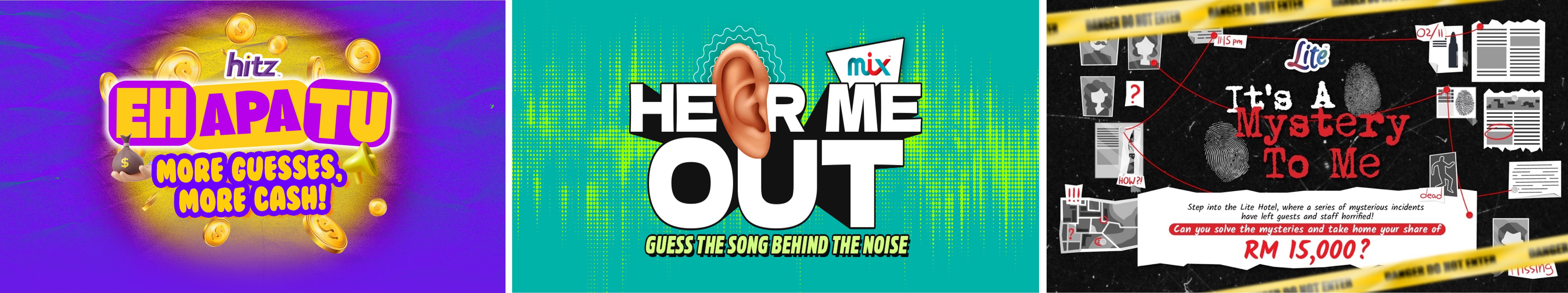 Win exciting cash prizes with contests on Hitz FM, Mix FM & Lite FM