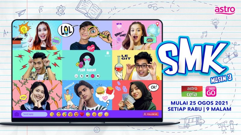 Astro SMK Kembali Untuk Musim Ketiga Dengan Pengisian Kandungan Yang Lebih Menarik & Segar, Diceriakan Lagi Dengan Kehadiran Watak-Watak Baharu!
