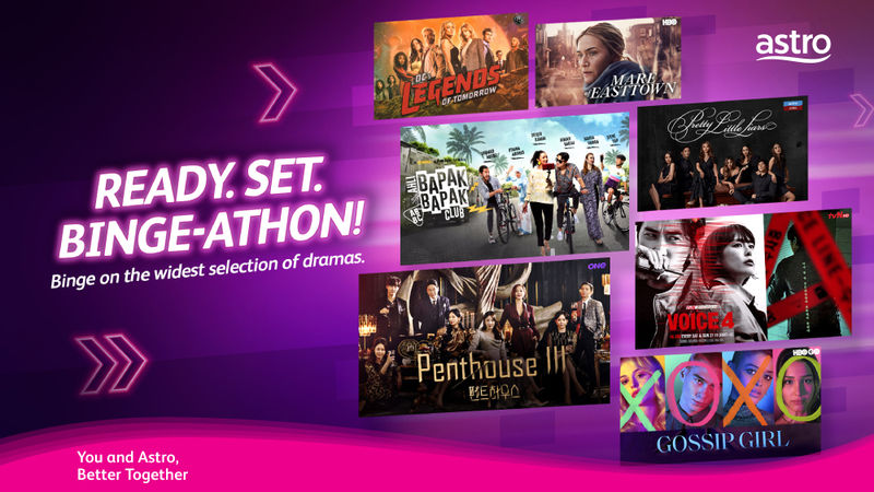 Enjoy Hollywood, Korean and local series with a ‘Binge-athon’ on Astro