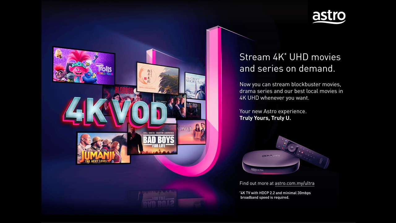 More demand expected for Astro Ultra Box with new 4K UHD VOD feature