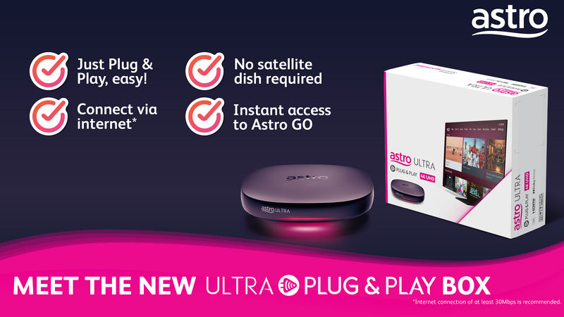 The New Ultra Plug & Play Box: Now you can watch Astro without a Satellite Dish