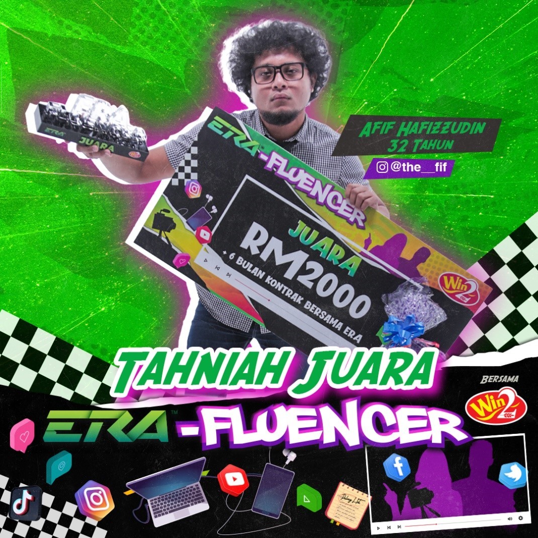 ‘ERA-fluencer’, pertandingan bakat digital, mengumumkan juara