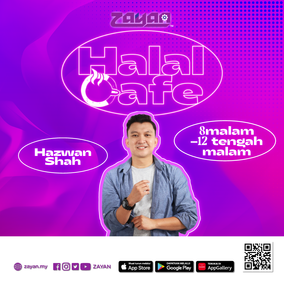 Nikmati personaliti baharu segmen ZAYAN Halal Café bersama Hazwan Syah