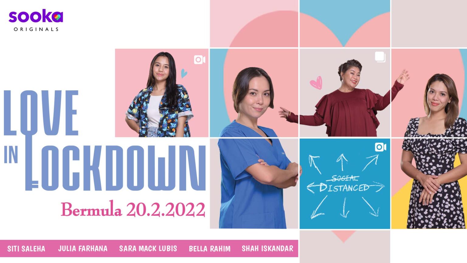 Sooka Lancar Siri Originals Pertama, Love In Lockdown, Dan Mengumumkan 20 Kandungan Originals Bakal Dilancarkan Dalam 2022