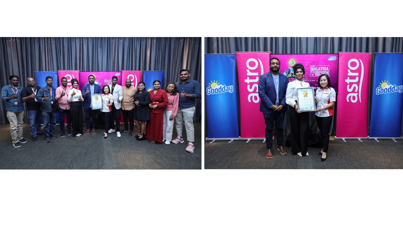 The Inaugural 24-Hour Live Telecast of Thaipusam Awarded by The Malaysia Book of Records