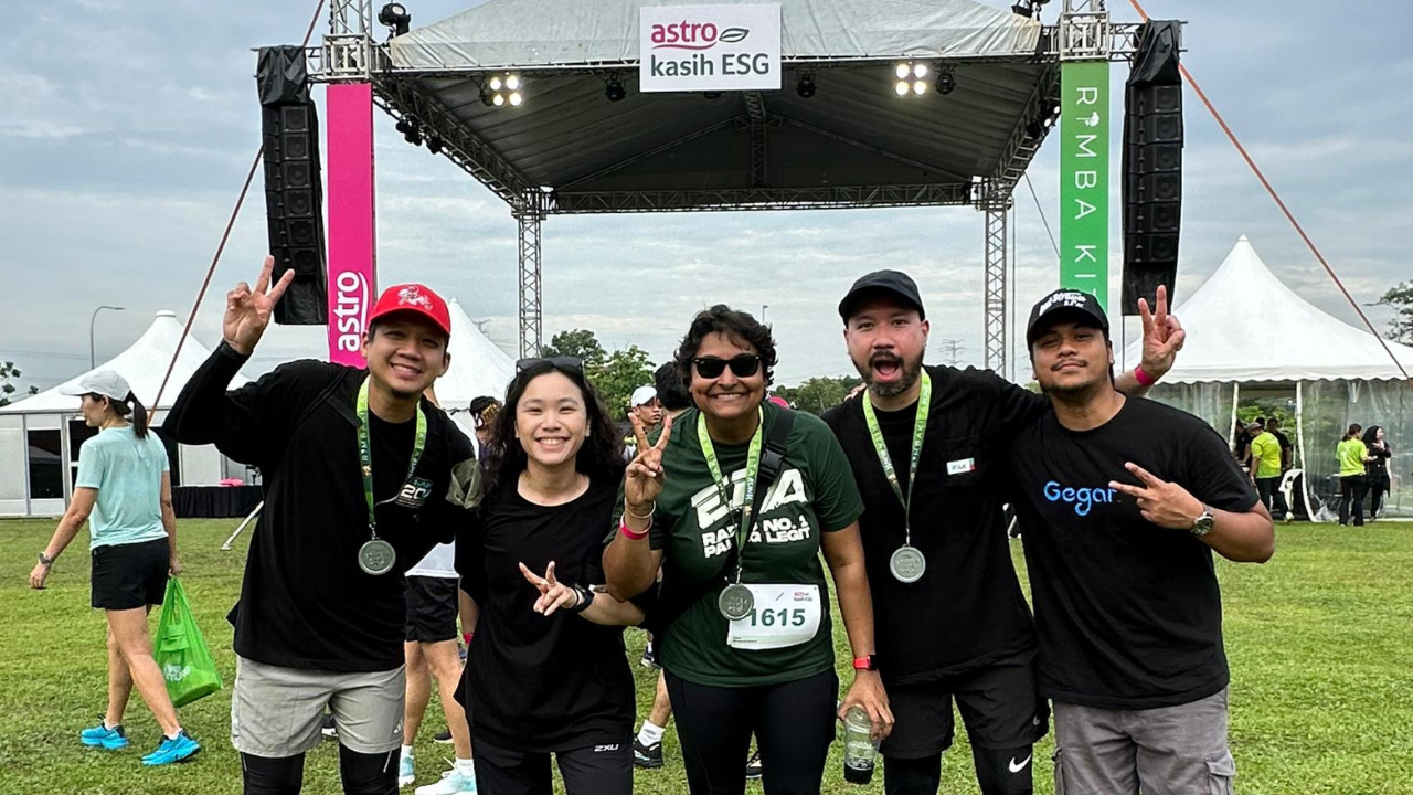 Penyampai Astro Audio Memeriahkan Rimba Kita Run 2024 di Taman Wetland Putrajaya