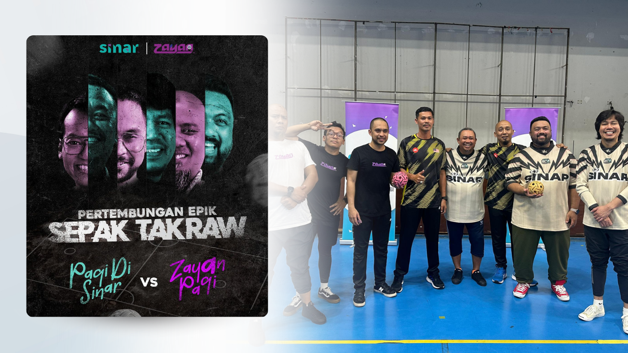 SINAR Cemerlang, ZAYAN Berjuang: Perlawanan Persahabatan Sepak Takraw Eratkan Hubungan Penyampai