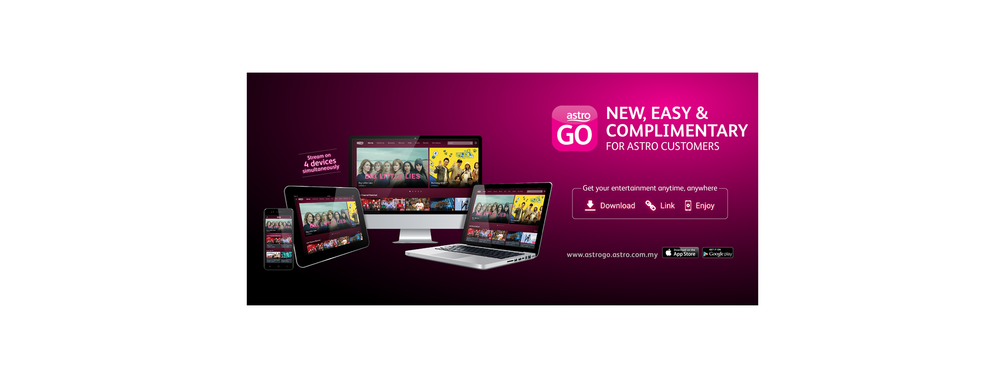 A Fresh New Experience on Astro GO