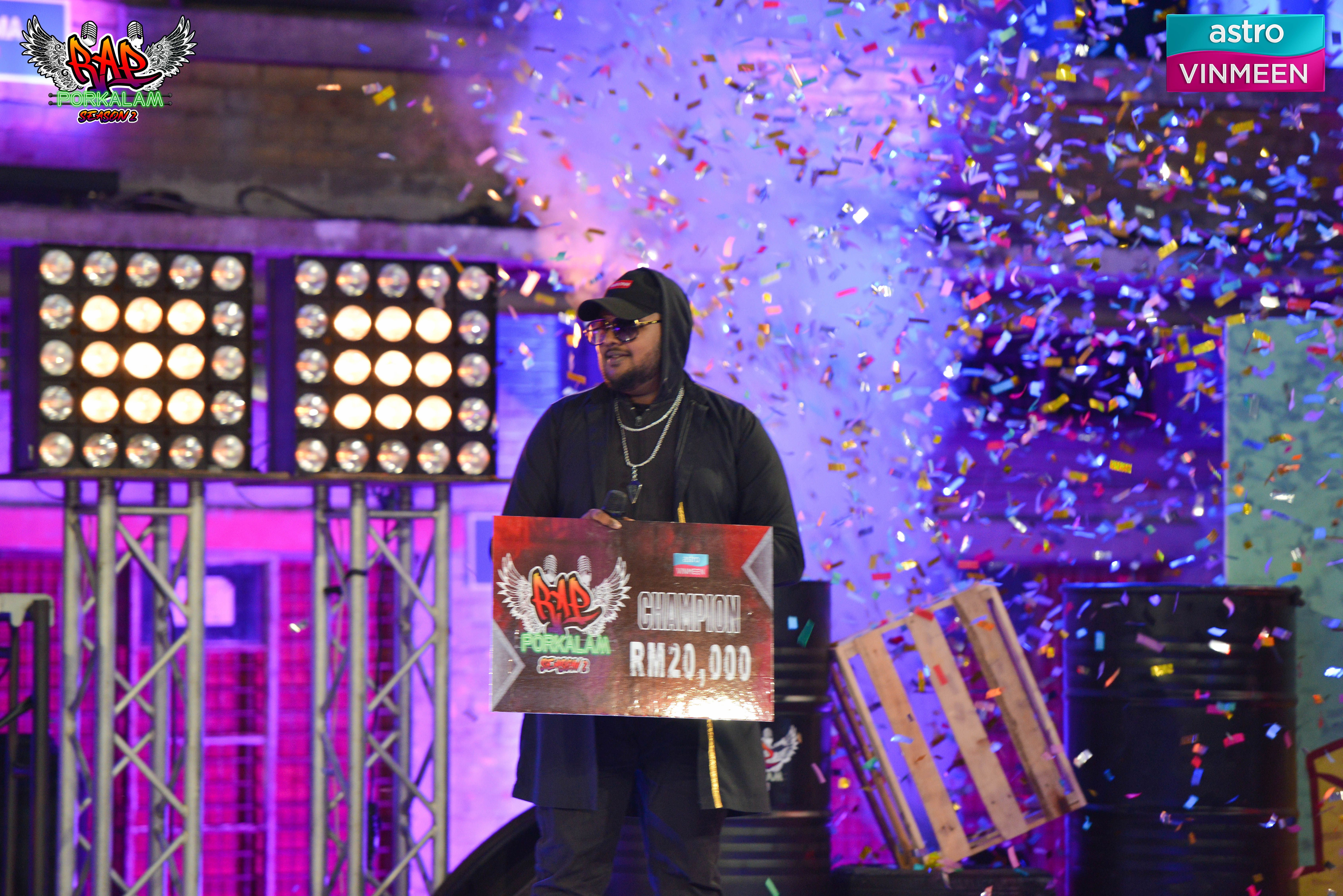 Rap Porkalam Season 2 champion awarded RM20,000 cash prize
