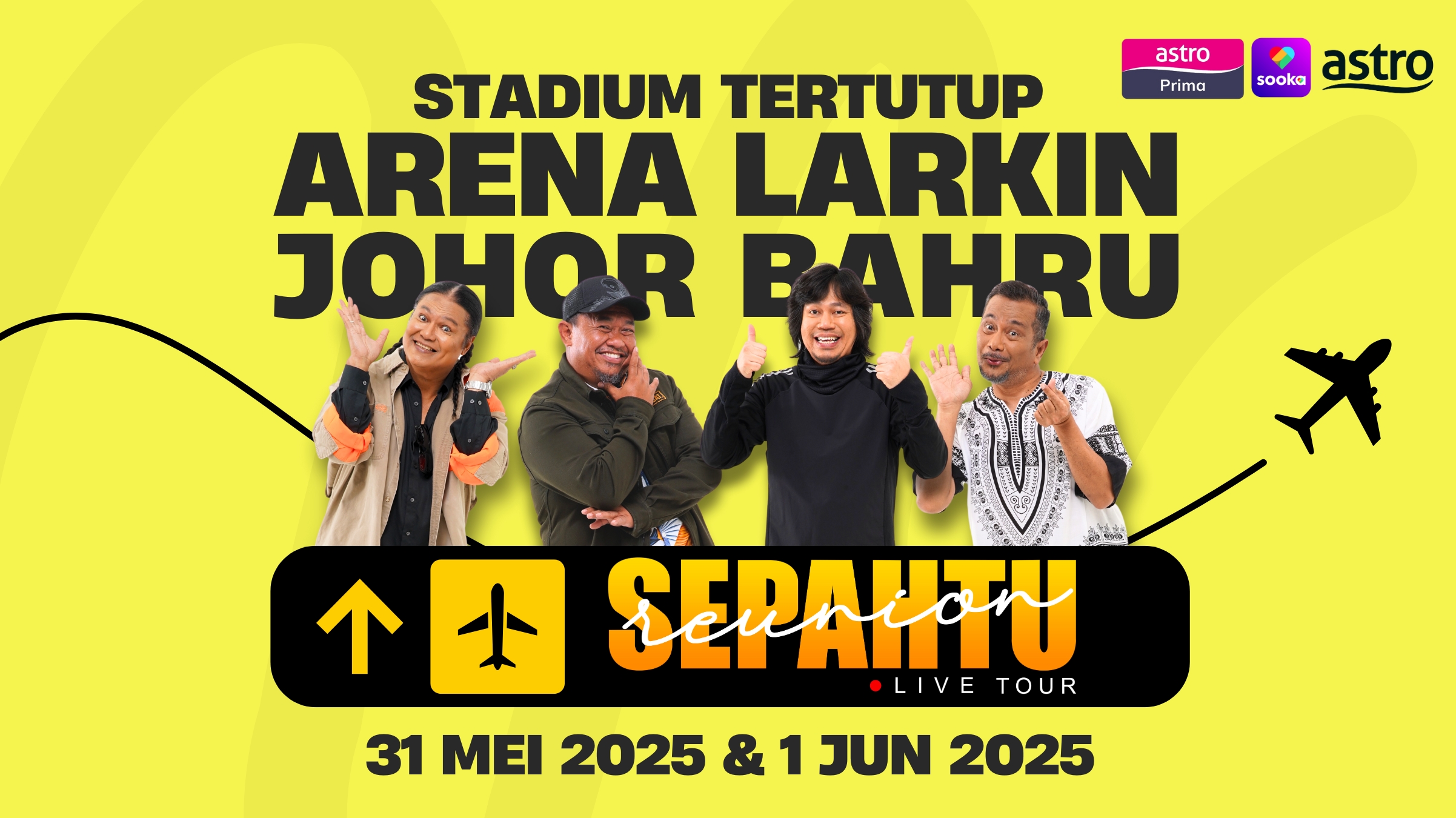 Sepahtu Jelajah Johor Bahru, Hiburkan Peminat Selatan Tanah Air