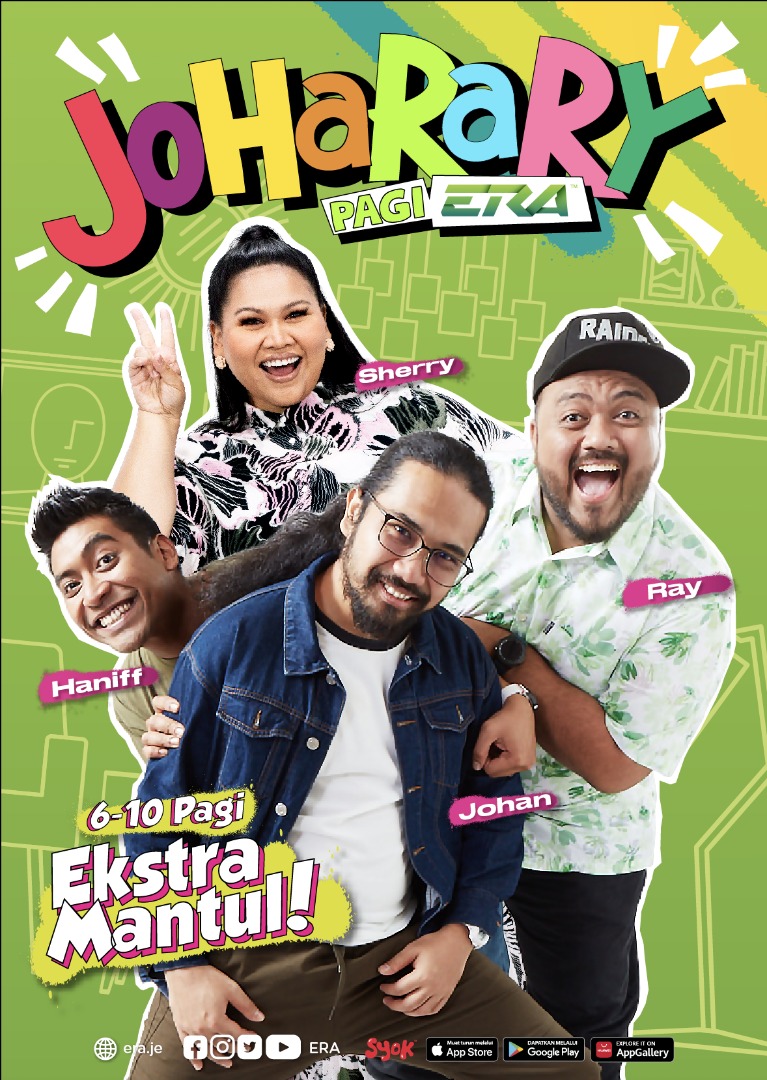 Radio ERA perkenal ‘JoHaRaRy Pagi ERA’ dengan Sherry Alhadad